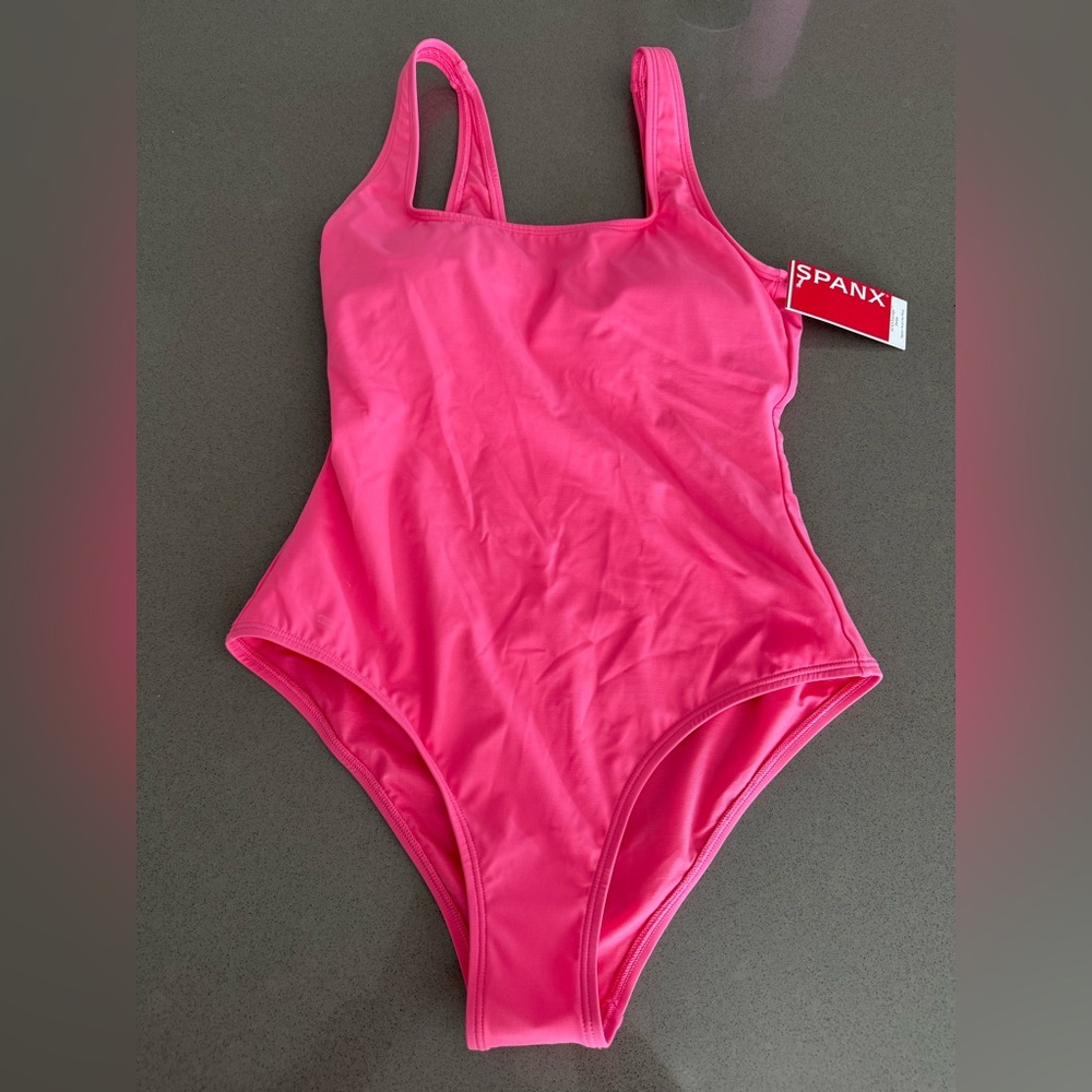SPANX One-Piece Swimsuit in Bright Pink